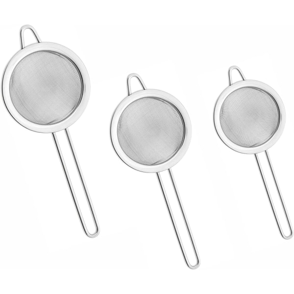 Tesil (7cm 8cm 10cm) Rostfritt stål med halkfritt handtag
