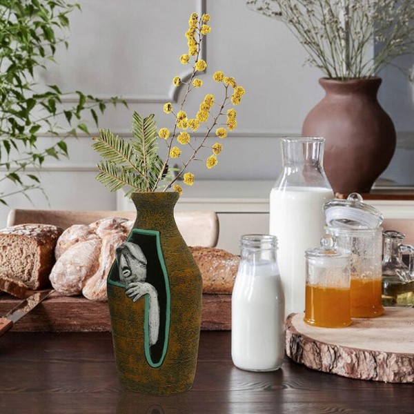 Dekorativ Blomster Vase, Innovativ Retro Vase Design