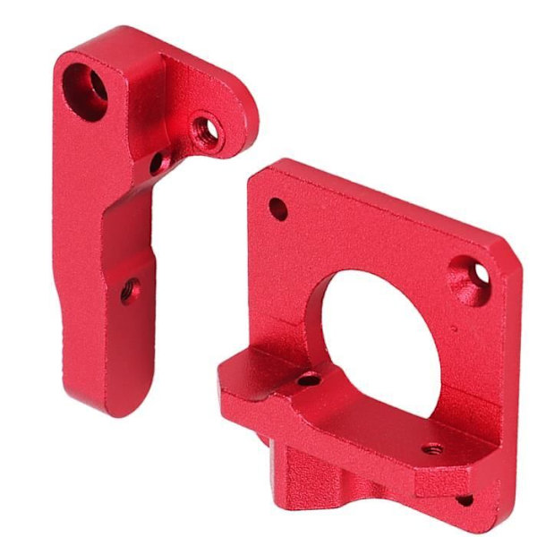 HURRISE Ekstruder Feed Kit Praktisk Ekstruder Blok Kit i Aluminium Computer Printer