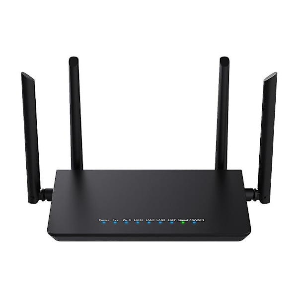 4G LTE Wifi Router with 300 Mbit/s, Cat4, 32 Users, RJ45 WAN/LAN, Wireless Modem, EU Plug