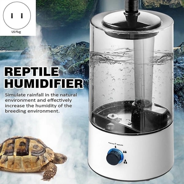 4l Amphibian Reptile Mist Humidifier With Hose Adjustable Terrarium Reptile Fogger Humidifier Ac