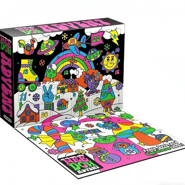 2026 Adventskalender 24 Deler PVC 3D Fidget Dukke Jul Nedtelling Nyttårs Overraskelsesgave 1box random