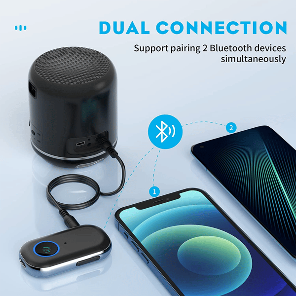 Aux Bluetooth-adapter for bil, Bluetooth Aux-adapter 5.0 for