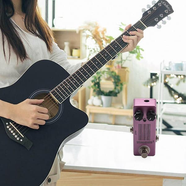 Mosky Mp-51 Spring Reverb Mini Single Guitar Effect Pedal Dele