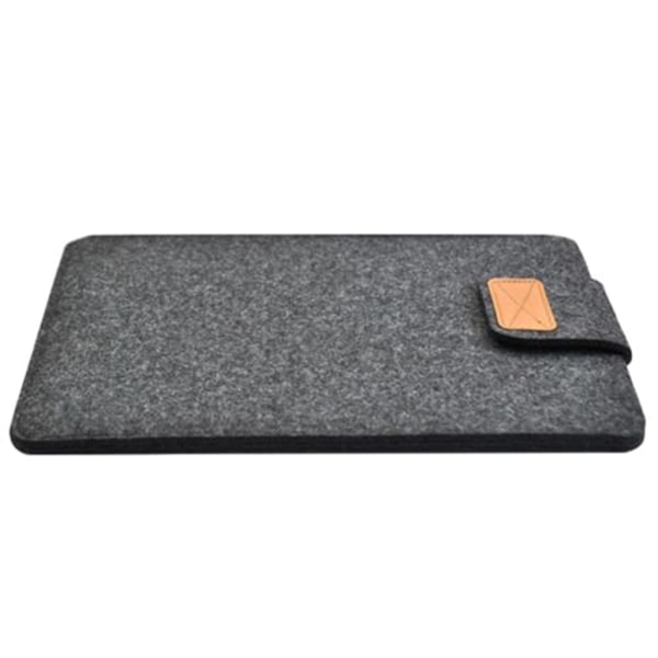 Tabletfutteral med veskedeksel for MacBook 11 13 15 tommer ensfarget bærbar PC- og nettbrettveske. Mørkegrå Dark Grey 15-inch