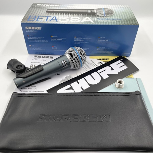 Shure BETA58A Mikrofoni Laulu Mikrofoni Langallinen Mikrofoni UUSI