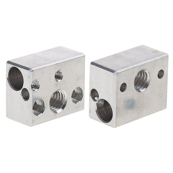 3D-skriver varmeblokk aluminium varmeblokk for Ender 3 S1 V6 Hotend ekstruder