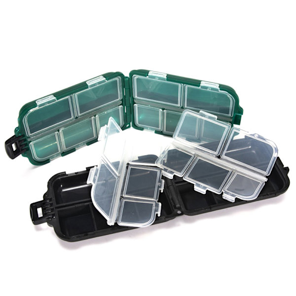 Pillerask Medicin Organizer Dispenser Box Case Resväska Tablett Co Green