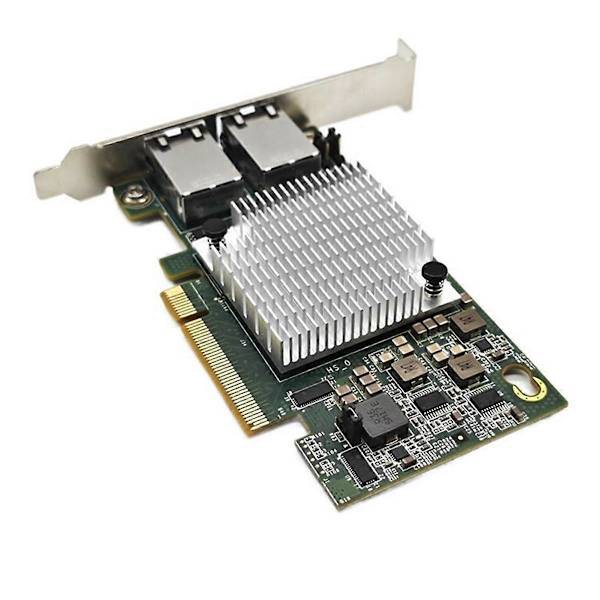 10G Dual Port Ethernet Netværkskort X540-T2 PCIE-X8 X16 Netværksudvidelseskort Understøttelse af NAS[qb]