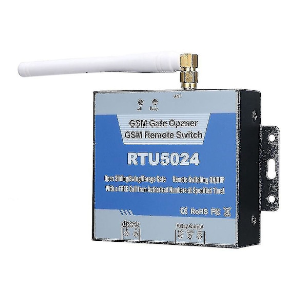 Rtu5024 Gsm Porttelefon Døråbner Relækontakt Mobiltelefon Dør Fjernbetjening 850/900/1800/1900mhz