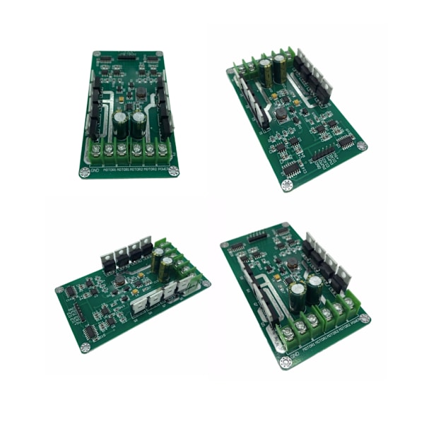 Kaksimoottorinen ohjainkorttimoduuli H-silta DCMOSFET IRF3205 3-36V10A huippu 30A DC-moottorin ohjainkortti jarrutoiminnolla
