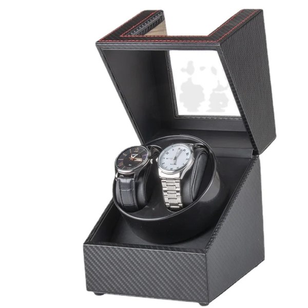 Watch Winders för automatiska klockor USB Power Används Globalt Mute Mabuchi Motor Mechanical Watch Rotate Stand Box Carbon Fiber