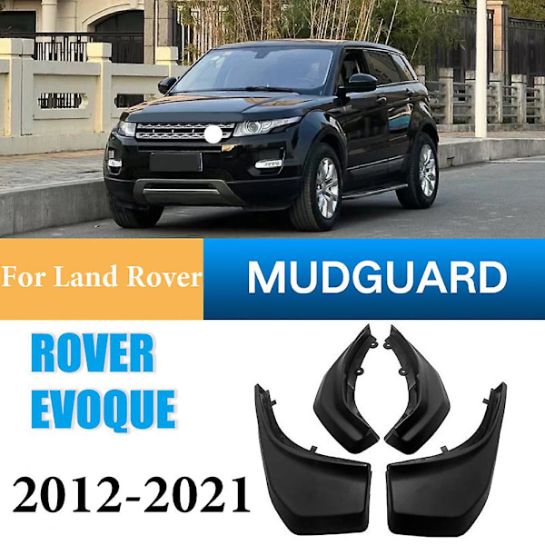 Autotarvikkeet Mudguards Mudguards Evoquelle Mudguards Land Rover Evoquelle Auton lokasuoja 2012-2021 Auton muotoilu 4kpl