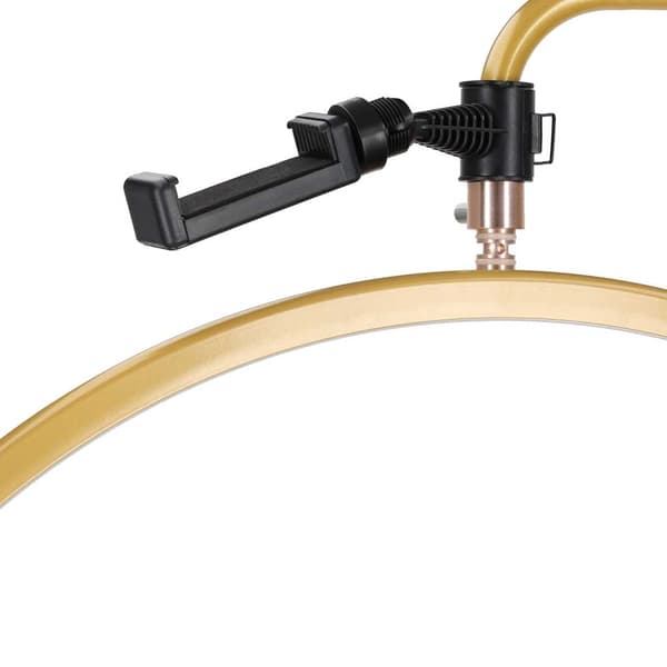 Skyggeløs LED-buelampe for øyevippeextensions 36W 3000-5600K gull Guld gold