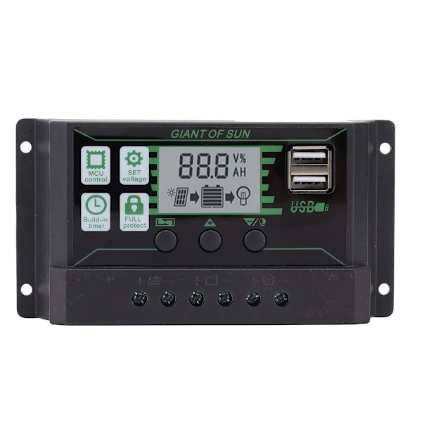 Automatisk identifikation af solcelleladeregulator med to USB-porte KLB
