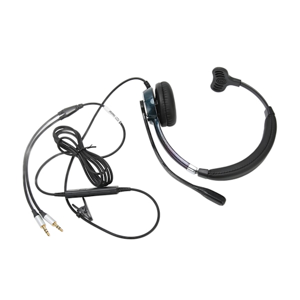 Puhelin Headset Professional Noise Canceling Single Ear Asiakaspalvelu Headset Call Center Business Office Dual 3.5mm Interface