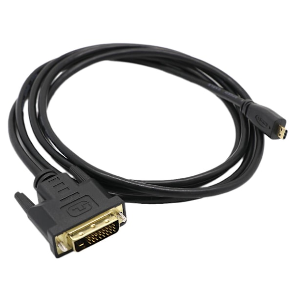 Hdmi-kabel, højhastigheds mikro-HDMI til Dvi-kabel 1,8 m