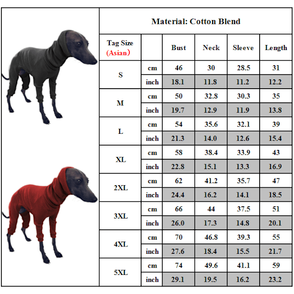 Talvinen koiran takki Tiukka huppari Whippet musta black L