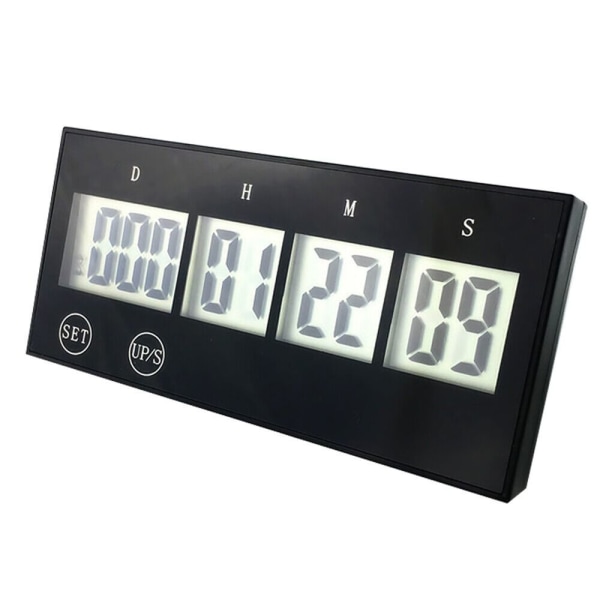 999 Day Countdown Clock Electronic Digital Timer BLACK