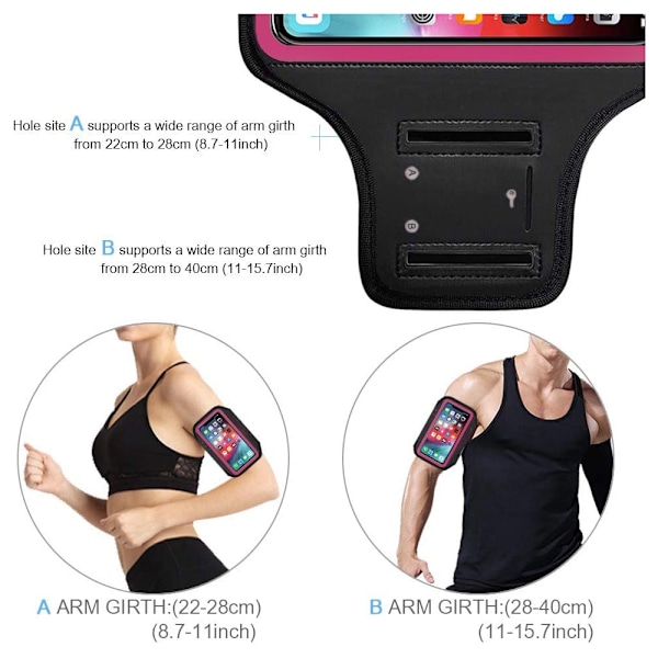 Löpararmband för utomhusträning, mobiltelefon för män och kvinnor