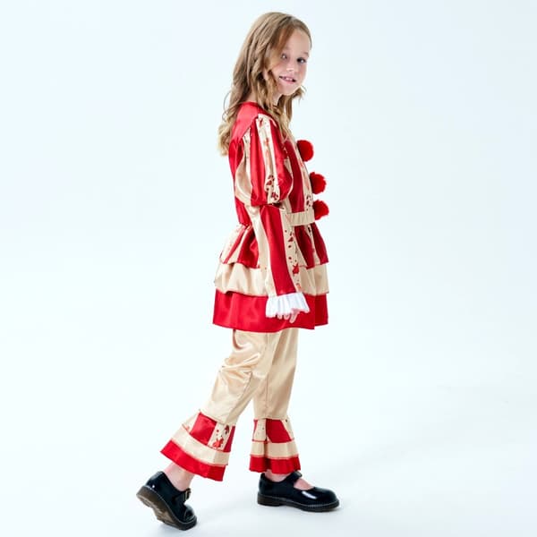 Halloween IT cos Pennywise clown kostym barnkläder S
