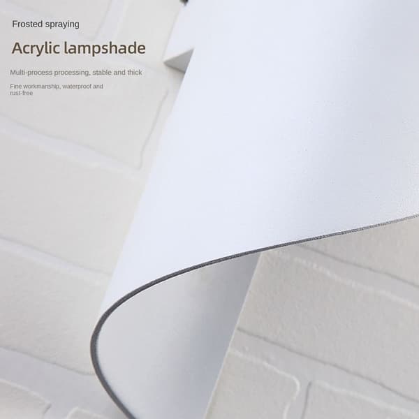 {hw} Spiral Design LED Væglampe Moderne Nordisk Sconce Lampe SORT sort black cold white light-cold white light