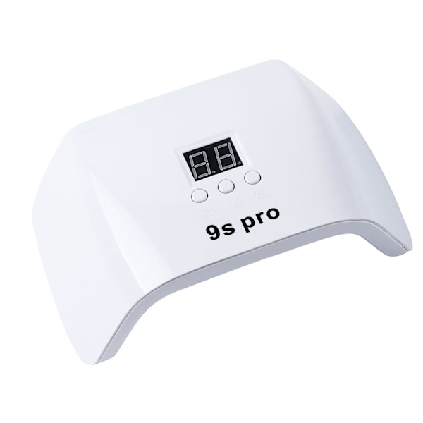 120w LED-nagellampa UV LED-nagellampa med sensor/LCD-display Professionell LED-nagellampa 9s gelnagellampa LED UV-nagellampa white