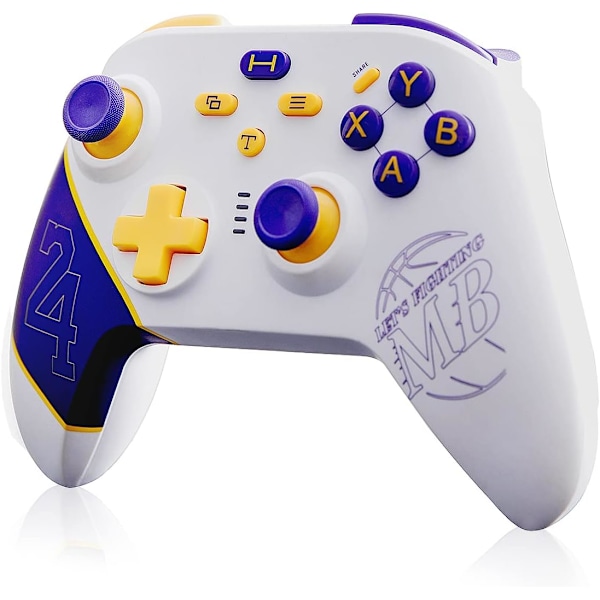 Hvid trådløs gamepad, 2.4G trådløs gamepad, Bluetooth