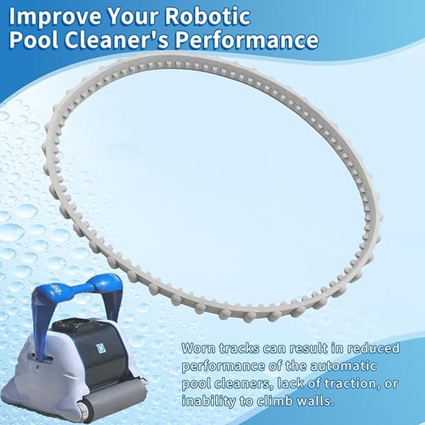 2 stk RCX23002 Aquavac Tiger Shark Pool Cleaner Drivrems til hø