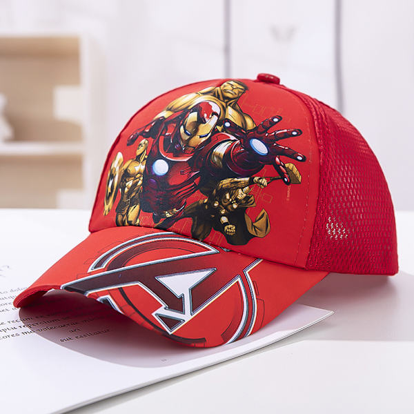 Mesh basebollkeps Snapback Trucker Hat Barn Flicka Pojke Present Marvel Superheroes