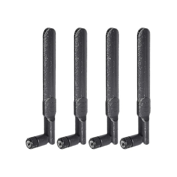 4 st Dubbelbands WiFi-antenn 2.4 GHz 5 GHz 5.8 GHz 8 dBi MIMO RP-SMA haneantenn för WiFi-router Trådlös -z