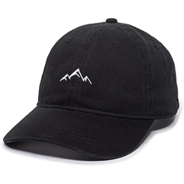 Outdoor Cap Mountain Dad Hat - Ostrukturerad mjuk bomullskeps Z-FD-RC-630 black