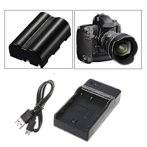 Akun laturi Nikon En-el3e En-el3 D100/100slr/d50/d70/d70s/d200/d80/d90