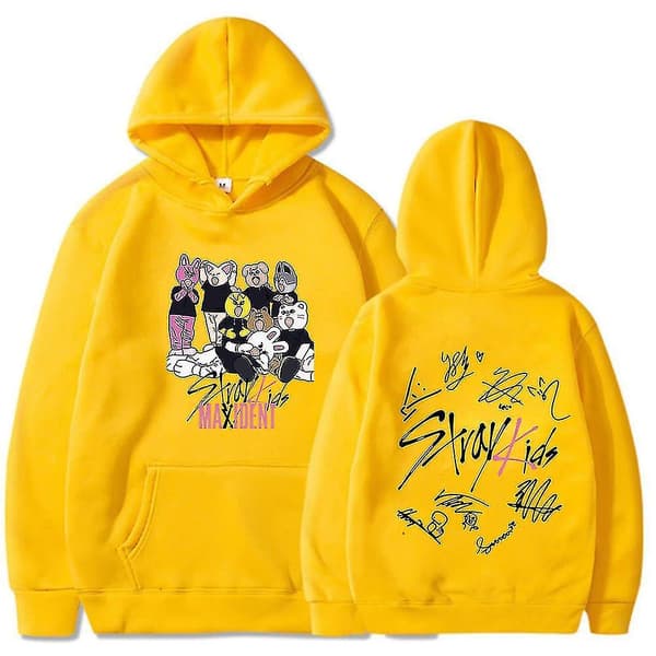 Stray Kids Hættetrøje Gul Yellow M