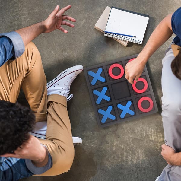 Nuller og Kryss Barnespill og Innendørs Brettspill Tic Tac Toe Nuller Lekegaver P