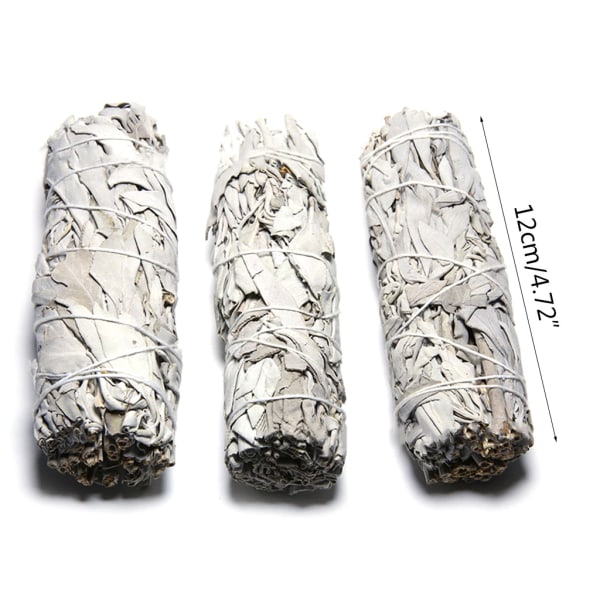 Aroma Leaf Bundle Salvie Smudge Sticks Meditasjonsduft Smudging Ritualer Røkelsesverktøy Hjemmerengjøring Røkelse