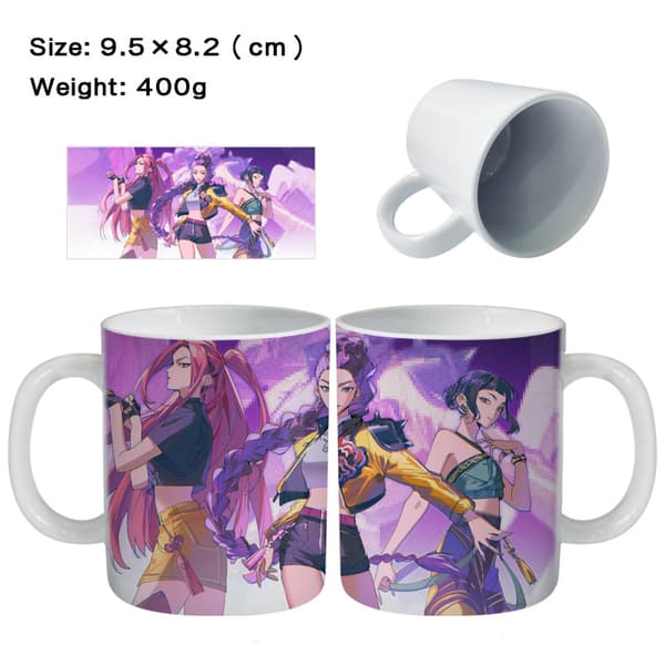 Kpop Demon Hunters Keramisk Mugg Söt Idol Fan Kopp 350ml Kaffemugg Present Samlarobjekt*-6* -6