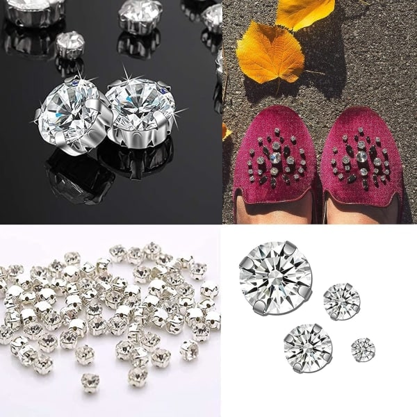 450 st kristall strassband, 3 till 10 mm platt botten glas AB strass stenar strass hantverk kläder bröllopsklänningar