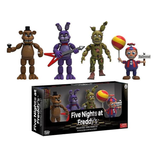 5-pak Anime Figur Samlelegetøj Five Nights at Freddy's Fnaf Søde Actionfigur Pvc Model Freddy Legetøj