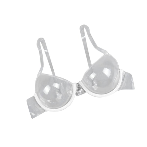 Transparent bygelbehå dam full cup push up behå: justerbar 32A