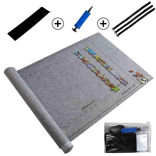 Puzzle Mat Puzzle Pad Portable Felt Puzzle Rolling Mat Puzzle