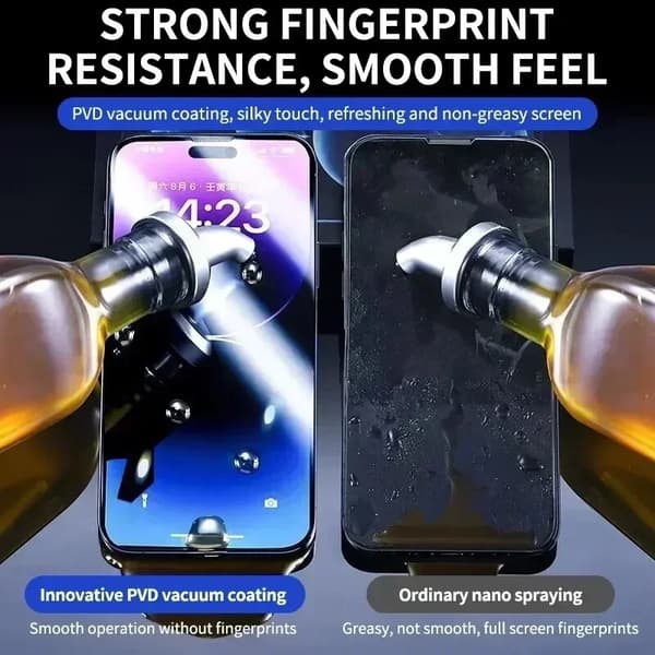 3 kpl Oleofobinen pinnoite, Quick Fix -näytönsuoja i-Phone 16 pro -puhelimelle