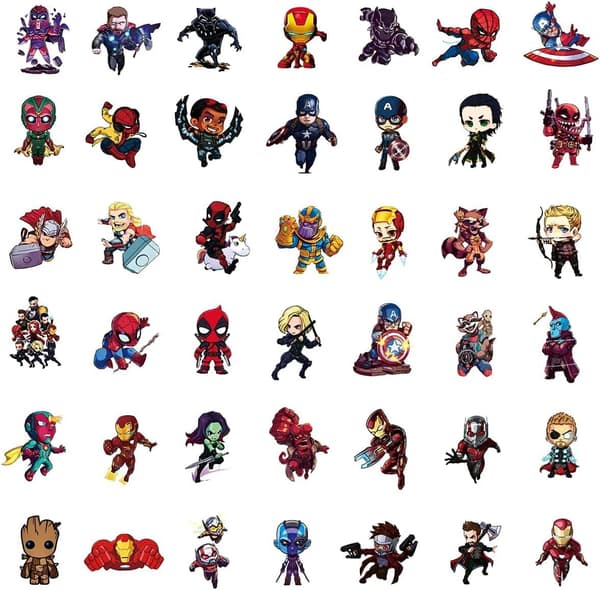 100 kpl Super Sankari Avengers Tarrat Superhero