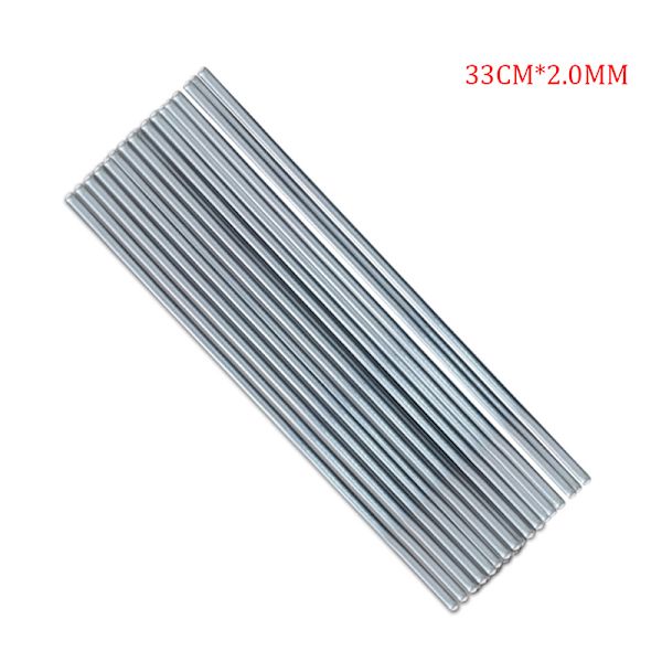 20 stk aluminiumflusskærnesvejsningstråd let smeltesvejsestang 33CM*2.0mm