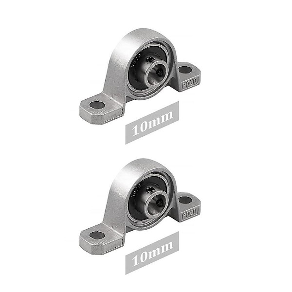 4 stk lagerhus Flenslager 10mm KP000 Kulelagerblokk Kulelagerhus for reservedeler til 3D-skrivere