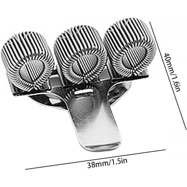Penholder med fjederklemme (tre huller til indsættelse af penne)