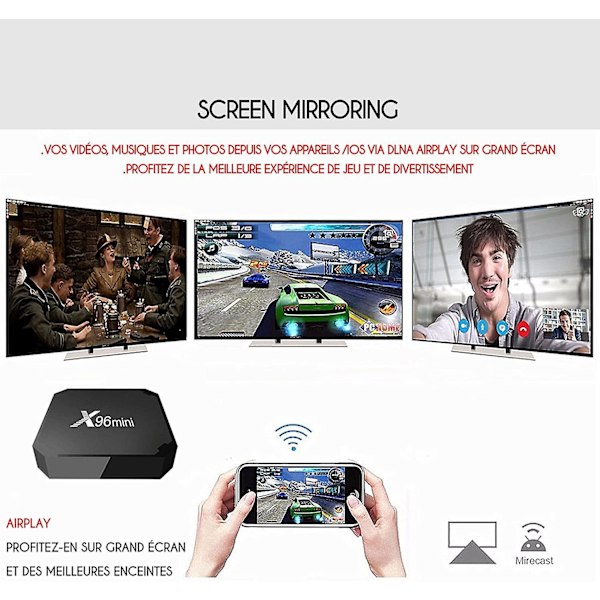 X96 Mini iptv Multimedia Streaming Android 9.0 Box / 4K