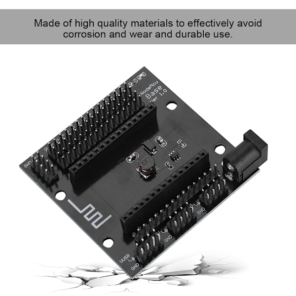 NodeMcu Lua Sort Metal ESP8266 WIFI Udviklingsplade Base Expander Board Base