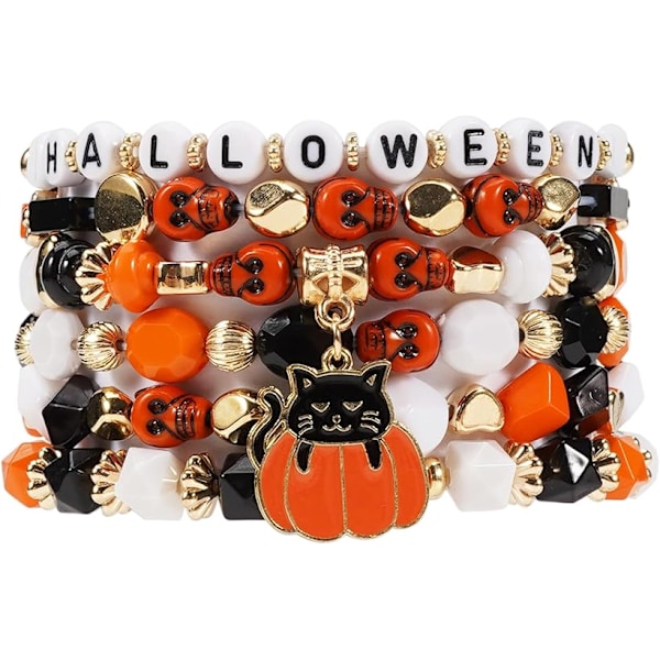 Halloween Armbånd Stakkebare Heishi Perle Stræk Armbånd (Stil 17) Style 17