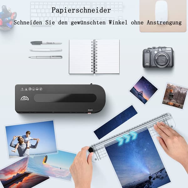 Laminator, A4 laminator med 30 lamineringsfickor A4 A5 A6 lamineringsset testvinnare
